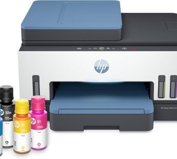 HP Smart Tank 7602 Wireless All-in-One Ink Tank Printer with 2 years of ink included, Print, scan, copy, fax, Best for home, Refillable ink tank (28B98A)