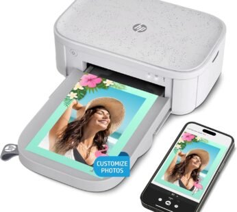 HP Sprocket Studio Plus WiFi Printer – Wirelessly Prints 4×6” Photos from Your iOS & Android Device, White